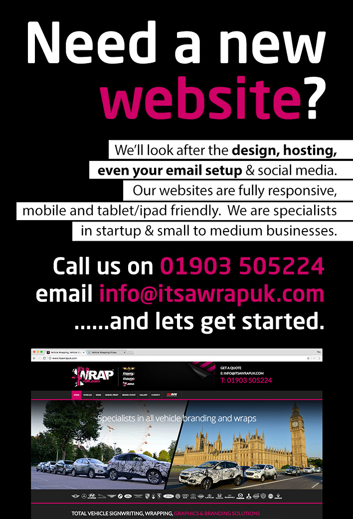 Website Design & Hosting by It's a Wrap UK