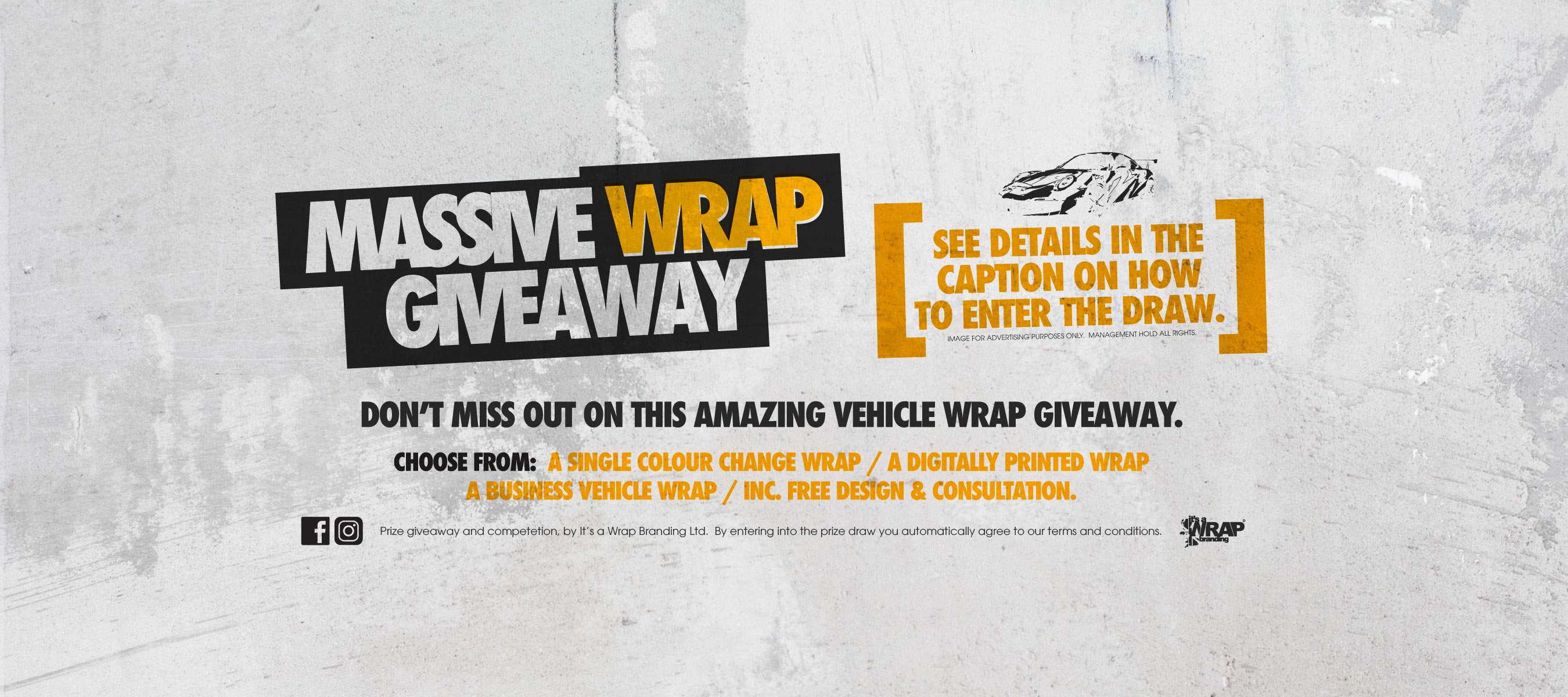 Win a Vehicle Wrap Prize Draw Giveaway